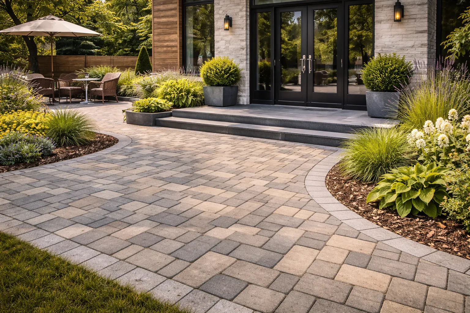 Компенсационные швы при укладке тротуарной плитки